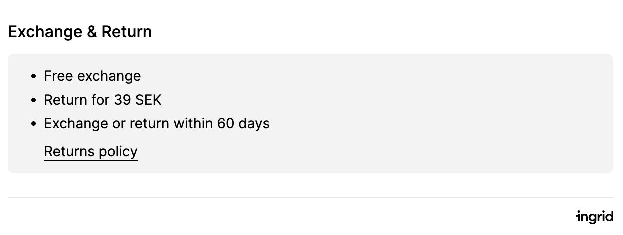 Ingrid Checkout Widget
